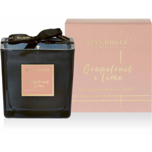 Riverdale - Deluxe Geurkaars in pot Grapefruit & Lime - 8cm - roze - Roze
