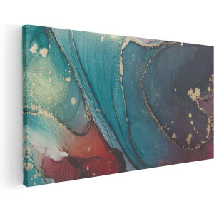 Artaza Canvas Schilderij Abstracte Luxe Kunst - 40x20 - Klein - Foto Op Canvas - Canvas Print