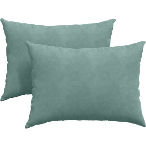 vidaXL - Zitkussens - 2 - pcs - Zeegroen - 70 - x - 50 - cm - Corduroy - stof