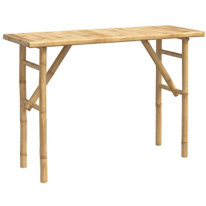 vidaXL - Wandtafel - 115x39x75 - cm - bamboe