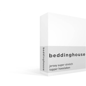 Beddinghouse katoen - Topper Hoeslaken - 140 x 200/220 cm Pocket depth: 25 cm - Wit