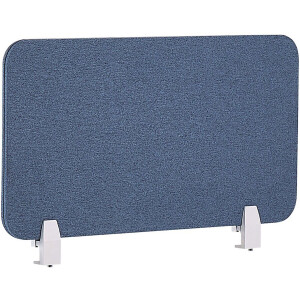 BELIANI WALLY - Bureauscherm - Blauw - 72 cm - Polyester