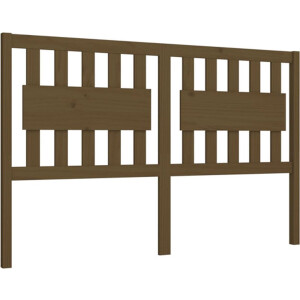vidaXL - Hoofdbord - 155,5x4x100 - cm - massief - grenenhout - honingbruin