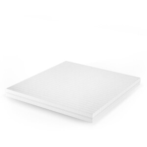 Vitalispa Koudschuim matras – 180 x 200 cm H2 hardheid, 7 zones Wit