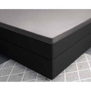 Primaviera Deluxe Satijnen - Topper Hoeslaken - 140 x 200 - Grijs