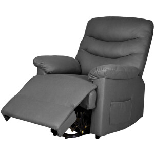 Vitadora Classic Sta-op stoel - Grijs - Inc. Ellipse by Legxercise Stoelfiets - Elektrische sta-op functie - Met afstandsbediening - Luxe zitcomfort