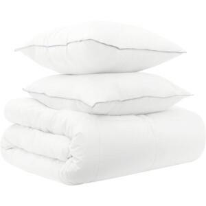 vidaXL - Deken - Set - 3 - st - 200 - x - 220 - cm - Alle - seizoenen - Bamboe - Wit
