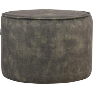 LABEL51 Tibo Poef - Groen - Velvet - One Size - -
