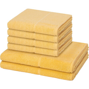 Möve for frottana Sonstiges 4 X handdoek 2 X douchehanddoek - in set 6 pack Pearl