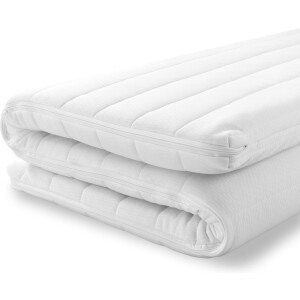 Topper - 90x200 - koudschuim - premium tijk - bed topper - 5 cm hoog - Gemiddeld