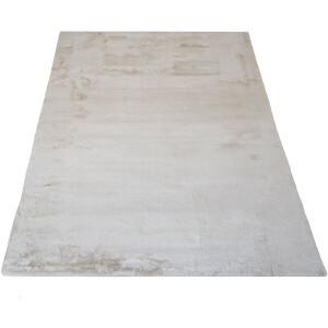 Vloerkleed Velluto Beige - 160 x 230 cm - Hoogpolig Design Vloerkleed in Scandinavische / Hotel Chique Stijl