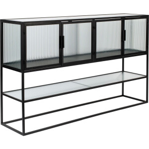 Dutchbone Boli Dressoir Hoog Metaal Zwart