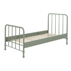 Leen Bakker - Vipack Bed Bronxx - Olijf - 90x200 Cm - Metaal - Groen