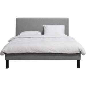 Leen Bakker - Bed Stijn - 160x200 Cm - Stof - Grijs
