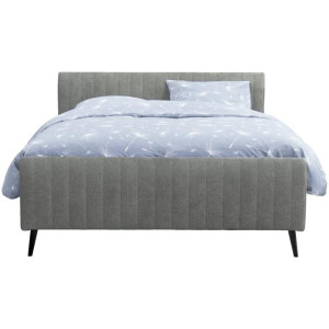 Leen Bakker - Bed Lieke - Grijs/groen - 180x200 Cm - Stof - Groen#Grijs