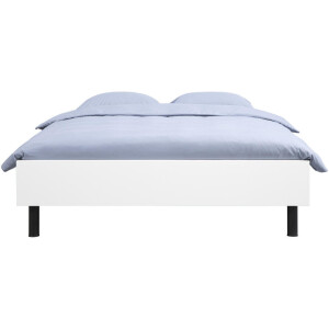 Leen Bakker - Bed Nova Comfort - 160x200 Cm - Spaanplaat - Wit