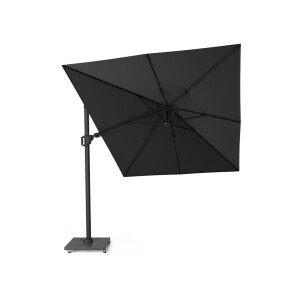 Platinum Zweefparasol Challenger Premium T2 Jet Black 350 x 260 cm