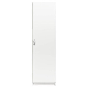 Leen Bakker - Kledingkast Varia 1-deurs - 175x49x50 Cm - Spaanplaat - Wit