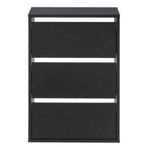 Leen Bakker - Ladeblok Genua - Antraciet - 70x50x40 Cm - Spaanplaat - Grijs