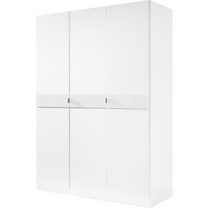 priess Kledingkast Drehtürenschrank Kleiderschrank Schrank Schlafzimmerschrank Madrid met gekleurde glasplaat