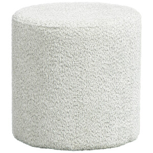 Leen Bakker - Vipack Poef Moon - 41x41 Cm - Mint Bouclé - Stof - Groen