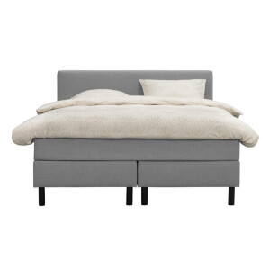 Leen Bakker - Boxcombinatie Varberg 5-delig - 180x200 Cm - Stof - Grijs