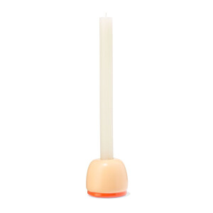 HEMA HEMA Kandelaar S Keramiek Oranje (perzik)