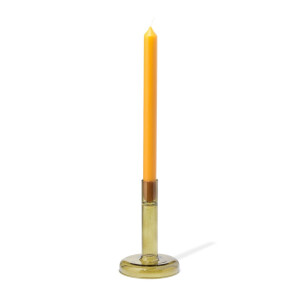 HEMA HEMA Kandelaar 8.5x8cm Glas Groen (groen)