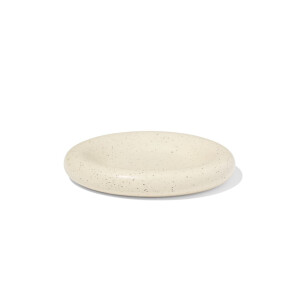 HEMA HEMA Kaarsonderzetter ⌀20cm Keramiek Wit (wit)