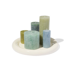 HEMA HEMA Kaarsonderzetter Metaal Crème (creme)