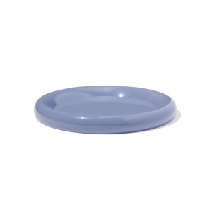 HEMA HEMA Kaarsonderzetter ⌀20cm Metaal Grijsblauw (blauw)