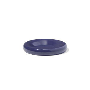 HEMA HEMA Kaarsonderzetter ⌀10cm Metaal Donkerblauw (donkerblauw)