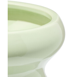 HEMA HEMA Bloempot ⌀17.5x12.5cm Keramiek Blob Groen (groen)
