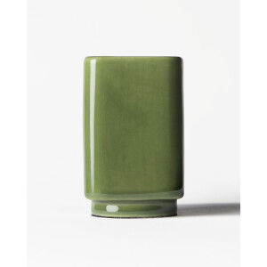 HEMA HEMA Kandelaar ⌀4.5x8.5cm Kub Keramiek Groen (groen)