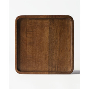 HEMA HEMA Kaarsplateau 21.6x21.6cm Kub Hout (hout)