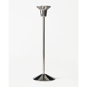 HEMA HEMA Kandelaar ⌀25x7.5cm Zwier Metaal Zilver (zilver)