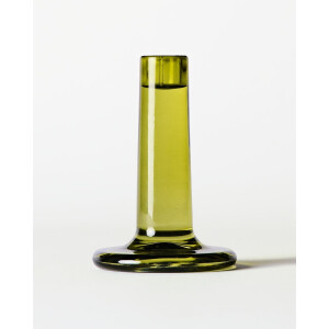 HEMA HEMA Kandelaar ⌀5x12cm Bink Glas Groen (groen)
