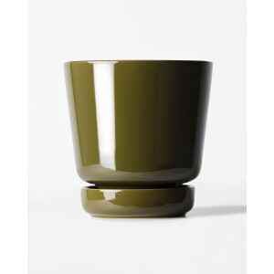 HEMA HEMA Bloempot ⌀11x12cm Keramiek Groen (groen)