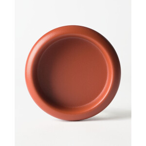 HEMA HEMA Kaarsplateau ⌀13x2.5cm Bink Metaal Oranje (oranje)