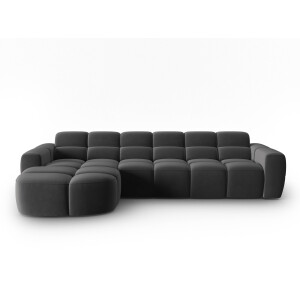4-zits hoekbank Lisa links velvet | Micadoni