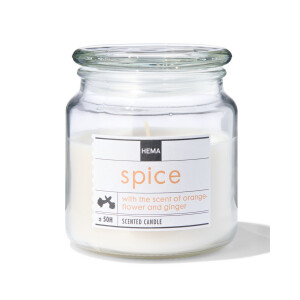 HEMA HEMA Geurkaars In Glazen Pot Ø10x11 Spice