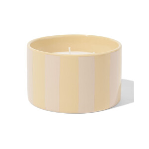 HEMA HEMA Geurkaars ⌀11x7cm Keramiek Sinaasappel-cederhout (naturel)