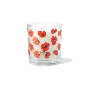 HEMA HEMA Geurkaars In Glas ⌀7x8cm Kersenbloesem (oranje)
