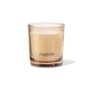 HEMA HEMA Geurkaars In Glas ⌀7x8cm Magnolia (bruin)