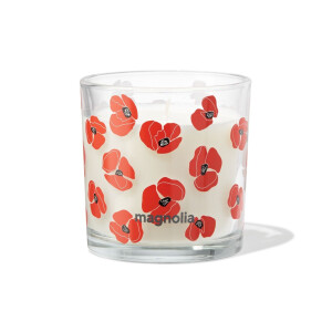 HEMA HEMA Geurkaars In Glas ⌀10x10cm Magnolia (oranje)
