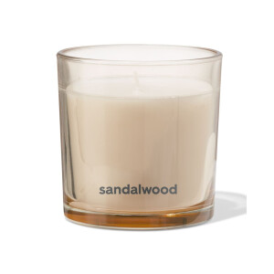 HEMA HEMA Geurkaars In Glas ⌀10x10cm Sandelhout (bruin)