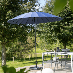 Nohr Parasol 'Karman' 270cm, kleur Blauw