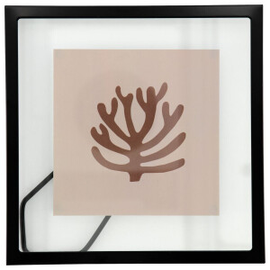 HEMA HEMA Fotolijst 15x15cm Zwart Metaal Floating Zwart (zwart)