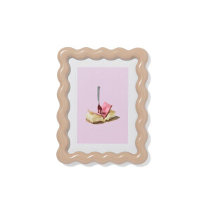 HEMA HEMA Fotolijst 15x20cm Hout Golf (taupe)