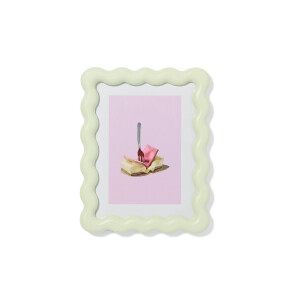 HEMA HEMA Fotolijst 15x20cm Hout Golf (lichtgroen)